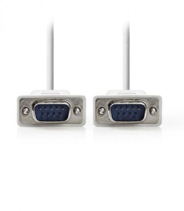 NEDIS CCGP52000IV20 Serial Cable D-Sub 9-pin Male - D-Sub 9-pin Male 2.0 m Ivory
