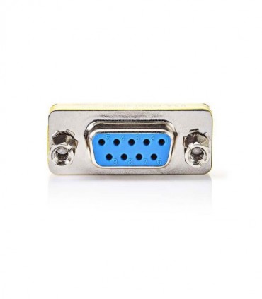 NEDIS CCGP52812ME D-Sub Coupler D-Sub 9-Pin Male - D-Sub 9-Pin Female Metal