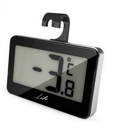 LIFE Fridgy Mini Thermometer Black