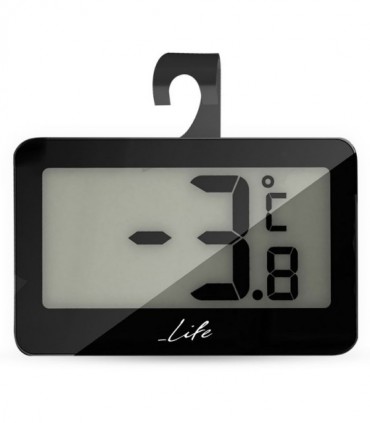 LIFE Fridgy Mini Thermometer Black