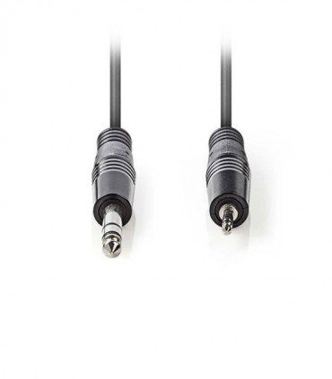 NEDIS COTH23205GY30 Stereo Audio Cable 6.35 mm Male - 3.5 mm Male 3.0m Grey