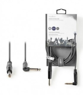 NEDIS COTH23005GY50 Unbalanced Audio Cable 6.35 mm Male - 6.35 mm Male Angle 5.0