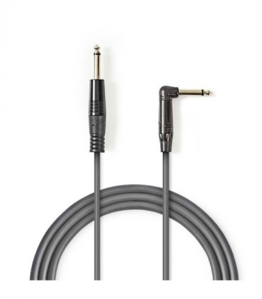 NEDIS COTH23005GY50 Unbalanced Audio Cable 6.35 mm Male - 6.35 mm Male Angle 5.0