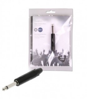 NEDIS COTP23900BK Audio Connector Mono 6.35 mm Male Black