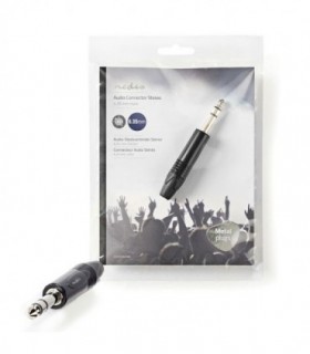 NEDIS COTP23901BK Audio Connector Stereo 6.35 mm Male Black