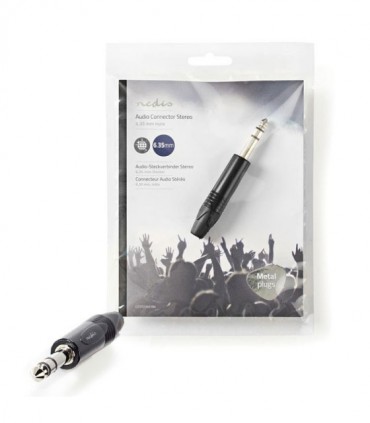NEDIS COTP23901BK Audio Connector Stereo 6.35 mm Male Black
