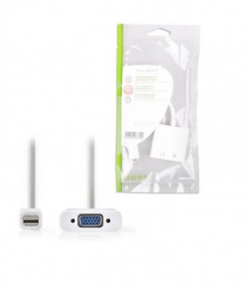 NEDIS CCGP37850WT02 Mini DisplayPort - VGA Cable, Mini DisplayPort Male - VGA Fe