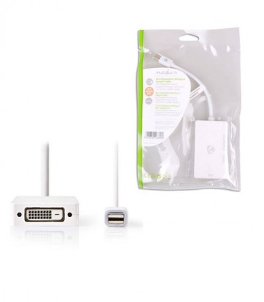 NEDIS CCGP37460WT02 Mini DisplayPort Multi Adapter Cable+DVI-D 24+1-Pin Female+H