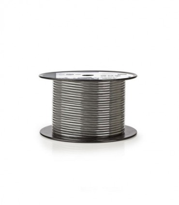 NEDIS COTR15010GY100 Microphone Cable 2x 0.23 mm² 100 m Reel Grey