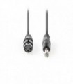 NEDIS COTG15120GY100 Unbalanced XLR Audio Cable XLR 3-pin Female - 6.35 mm Male