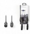 NEDIS COTH15010GY30 Balanced XLR Audio Cable XLR 3-Pin Male - XLR 3-Pin Female 3