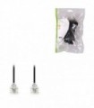 NEDIS TCGP90200BK100 Telecom Cable RJ11 Male - RJ11 Male 10.0 m Black