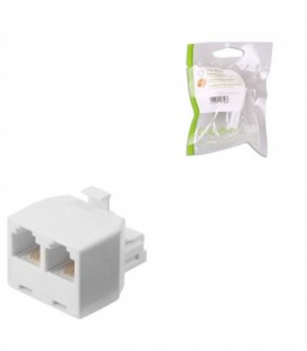 NEDIS TCGP90995WT Telecom Splitter RJ11 Male-2x RJ11 Female White
