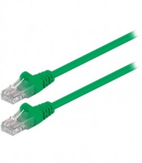 68612 CAT 5e U/UTP PATCH CABLE 0.25m GREEN