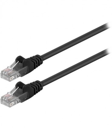 68643 CAT 5e U/UTP PATCH CABLE 0.5m BLACK