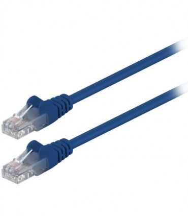 68340 CAT 5e U/UTP PATCH CABLE 1m BLUE