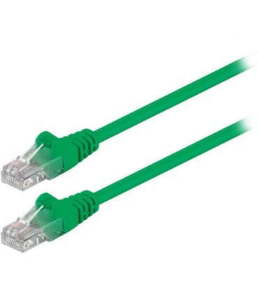 68338 CAT 5e U/UTP PATCH CABLE 0.5m GREEN