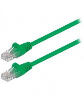 68343 CAT 5e U/UTP PATCH CABLE 1m GREEN