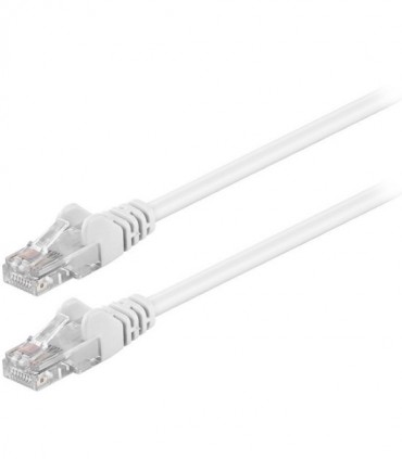 68501 CAT 5e U/UTP PATCH CABLE 1m WHITE