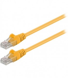 68610 CAT 5e U/UTP PATCH CABLE 0.25m YELLOW