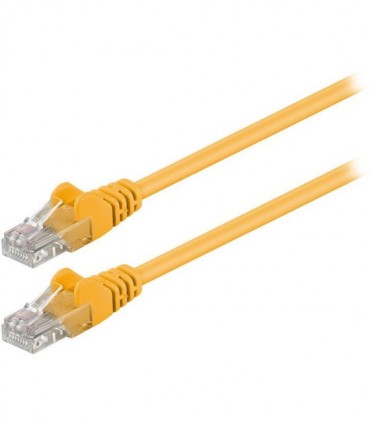 68610 CAT 5e U/UTP PATCH CABLE 0.25m YELLOW