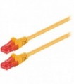 68438 CAT 6 U/UTP PATCH CABLE CCA 1m YELLOW