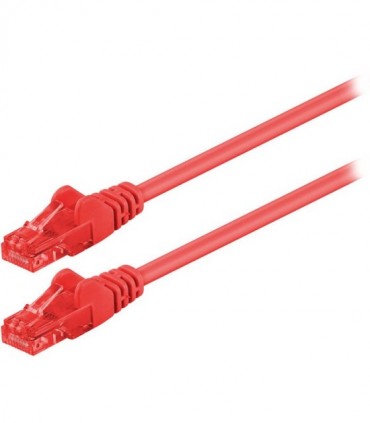 68436 CAT 6 U/UTP PATCH CABLE CCA 0.5m RED