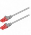 68434 CAT 6 U/UTP PATCH CABLE CCA 0.5m GREY