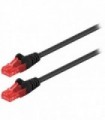 68677 CAT 6 U/UTP PATCH CABLE CCA 1m BLACK