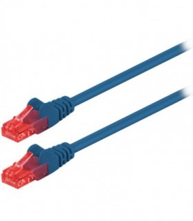 95247 CAT 6 U/UTP PATCH CABLE CCA 0.25m BLUE