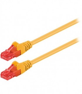 68433 CAT 6 U/UTP PATCH CABLE CCA 0.5m YELLOW
