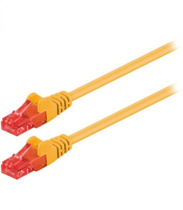 68433 CAT 6 U/UTP PATCH CABLE CCA 0.5m YELLOW