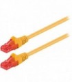 68433 CAT 6 U/UTP PATCH CABLE CCA 0.5m YELLOW