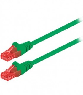 68435 CAT 6 U/UTP PATCH CABLE CCA 0.5m GREEN
