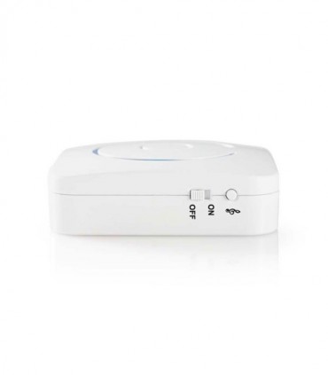 NEDIS ALRMMW20WT Home Security Motion Detector Chime 8 Ringtones Signals with li