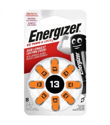 ENERGIZER ZINC AIR 13-8P/8ΤΕΜ HEARING AID BATTERY F016163