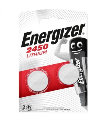 ENERGIZER CR2450/2TEM LITHIUM COIN F016502