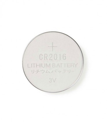 NEDIS BALCR20165BL Lithium Button Cell Battery CR2016, 3V, 5 pieces, Blister