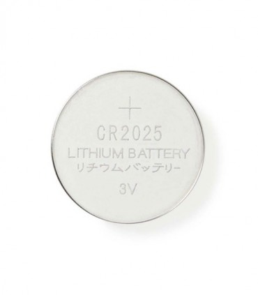 NEDIS BALCR20255BL Lithium Button Cell Battery CR2025, 3 V, 5 pieces, Blister