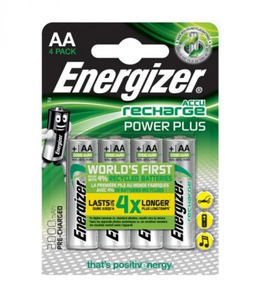 ENERGIZER AA-HR6/2000mAh/4TEM POWER PLUS RECHARGEABLE F016480