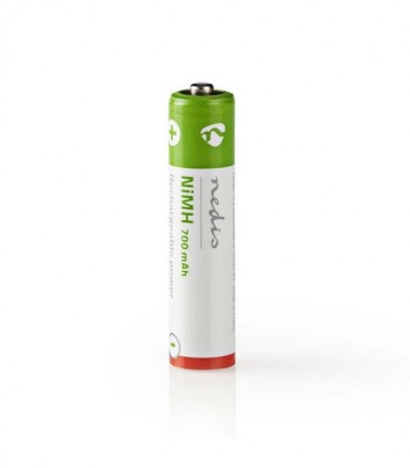NEDIS BANM7HR034B Rechargeable Ni-MH Battery AAA, 1.2V, 700 mAh, 4 pieces, Blist