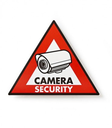 NEDIS STCKWC105 Warning Sticker Camera Security symbol Set of 5 pieces