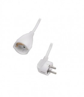 SONORA EC5W100 EXTENSION CORD SCHUKO TYPE 5M WHITE COLOR